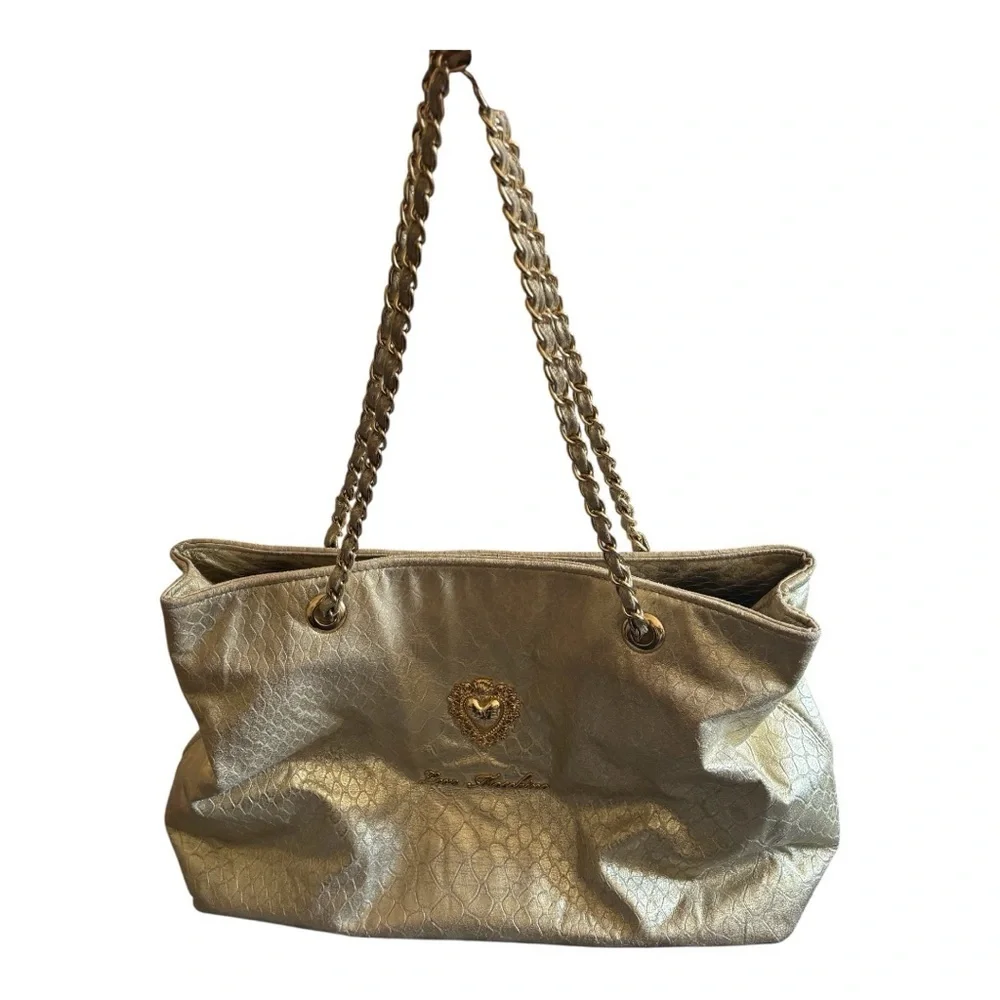 Vintage Love Moschino Gold Chain Shoulder Bag